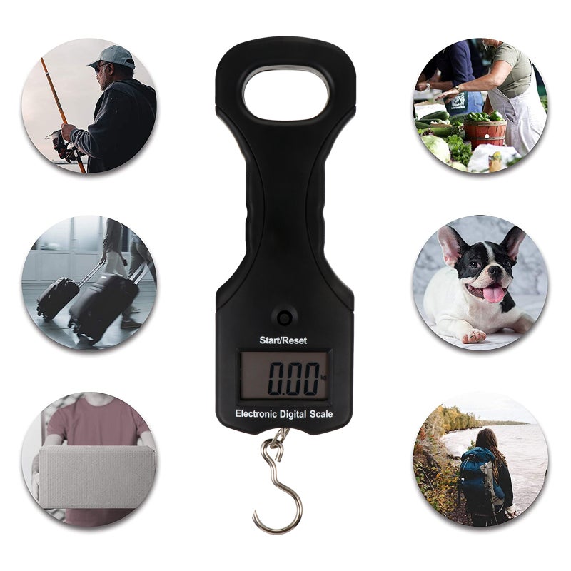 30kg Portable Electronic Scale Digital Hanging Scale for Fishing Luggage - Image 1