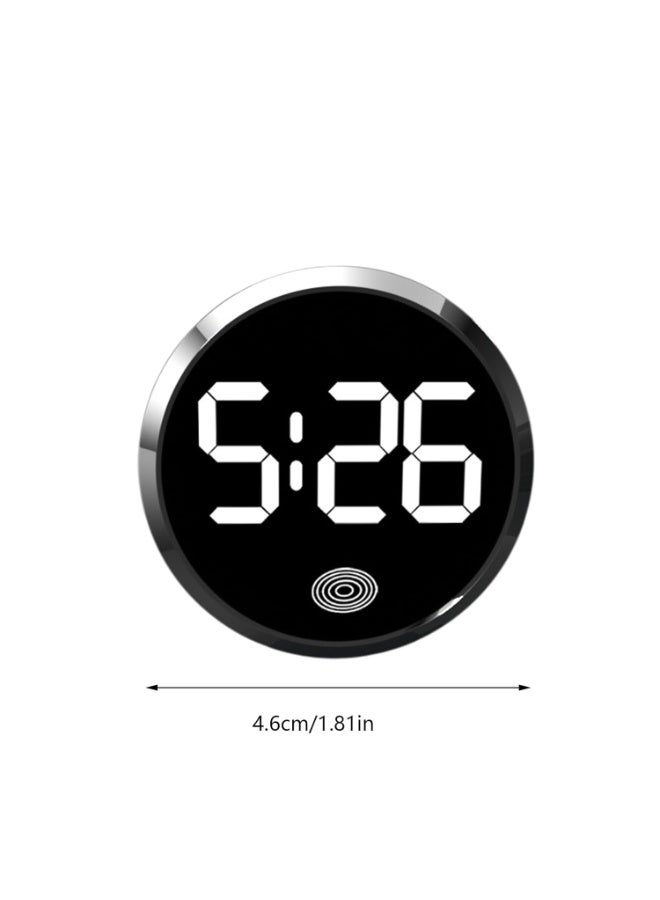 CMGTYYD 2Pcs Car Dashboard Clock, Led Display With Touch Control, Compact And Modern Design, Lightweight Build, Ideal For Vehicles, Refrigerators, Travel, And Classroom Use, 1.81 Inches - Image 5