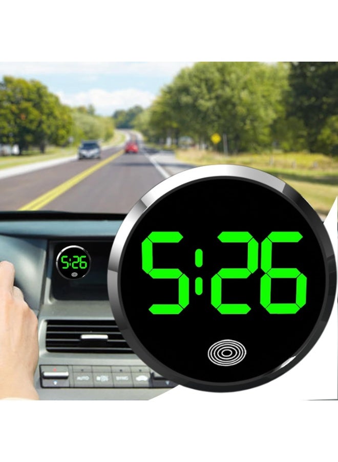 CMGTYYD 2Pcs Car Dashboard Clock, Led Display With Touch Control, Compact And Modern Design, Lightweight Build, Ideal For Vehicles, Refrigerators, Travel, And Classroom Use, 1.81 Inches - Image 3
