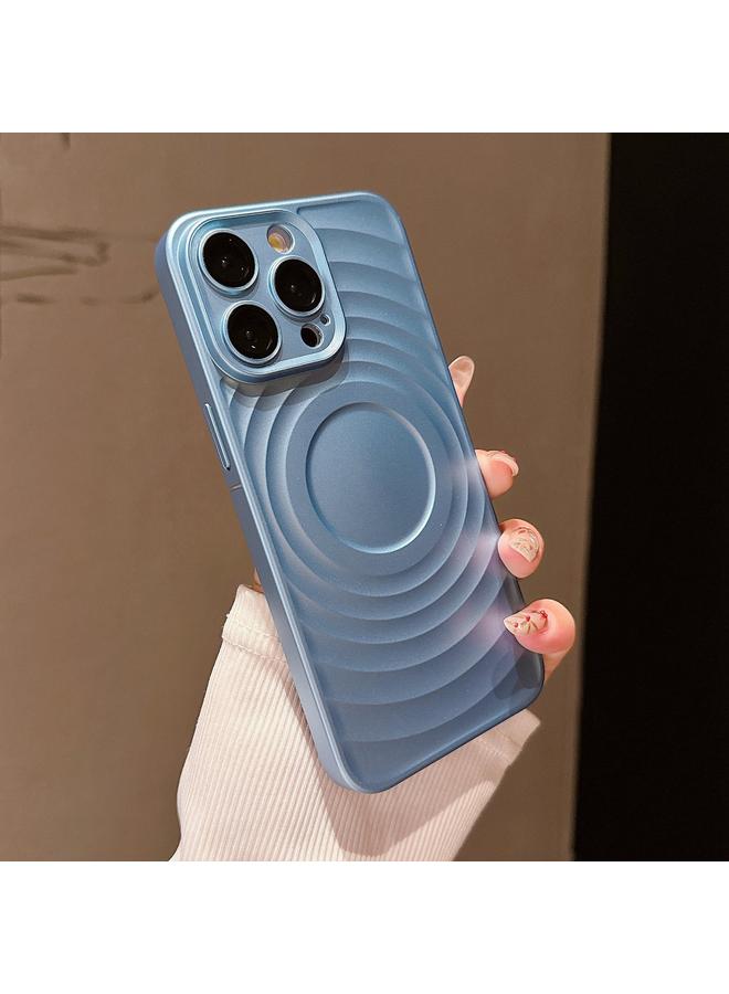 زبون جراب هاتف iPhone 13 Pro Max من مادة البولي كربونات المقاومة للصدمات بتصميم مموج - Image 1