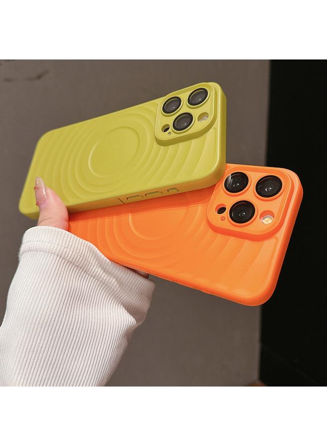 زبون جراب هاتف iPhone 13 Pro Max من مادة البولي كربونات المقاومة للصدمات بتصميم مموج - Image 5