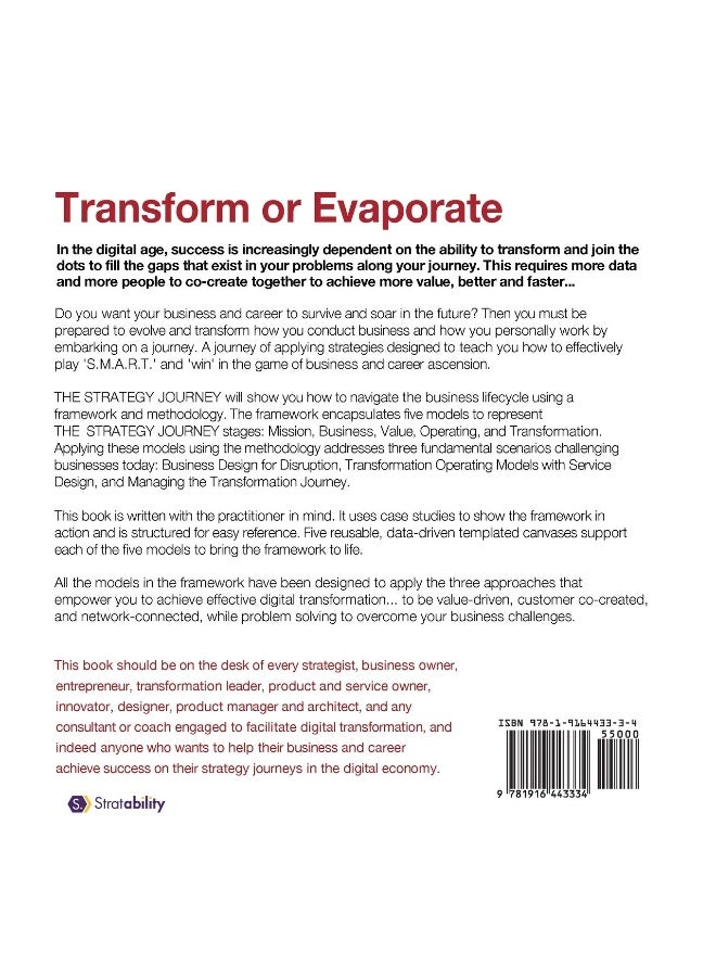 Stratability Global Ltd The Strategy Journey: (includes Kickstarter Digital Mini-course + Worksheets)