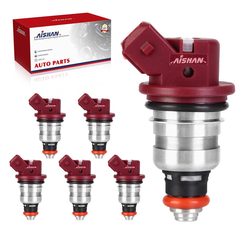 AISHAN 6PCS Fuel Injectors 1 Hole Compatible with Mercury Mariner Outboard Optimax DFI 15L30L 1999 2000 2001 2002 2003 2004 2005 2006 2007 2008 2009 2010 Replace 804528 7590115200225 37001 - Image 2