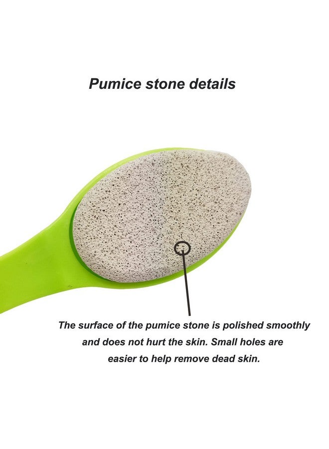 WAFJAMF Foot Stone Brush Exfoliating Brush Shower Foot Srubber With Pumice(1 Pcs Green)  - Image 3