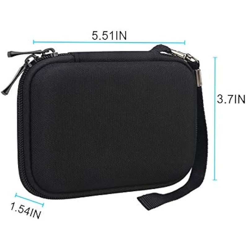 Hard Carrying Case for Samsung T9 Portable Solid State Drives 1TB 2TB 4TB USB 3.2 External SSD Hard EVA Shockproof Storage Travel Bag, Black+Black - Image 5