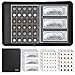 Hontom Coin Collection Album Holder for Collectors 400 Pockets Fireproof Coin Collection Book 36 Paper Money Organizer Binder for Coin Currency Collection SuppliesPenniesBillTokensBadges - Image 3