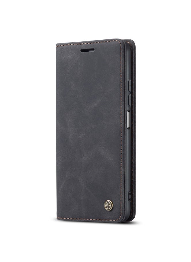 CaseMe CaseMe Xiaomi Mi 11/11T Pro Case Wallet, for Xiaomi Mi 11/11T Pro Wallet Case Book Folding Flip Folio Case with Magnetic Kickstand Card Slots Protective Cover - Black  - Image 2