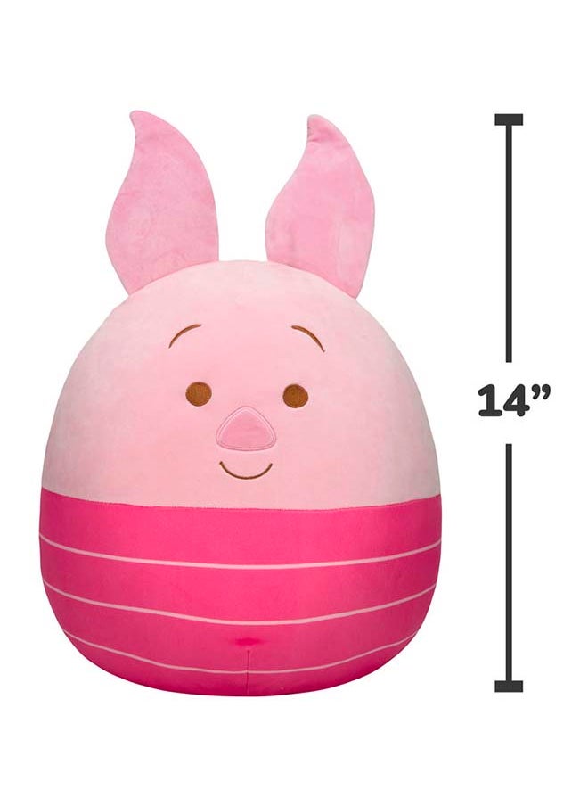 Squishmallows - 14 inch Disney Piglet , Officially Licensed Kellytoy Plush Toy, Colorful Soft Toy, Gift for Kids, Girls & Boys Washable Squishy Stuff Toy Multicolor All Age - Image 1