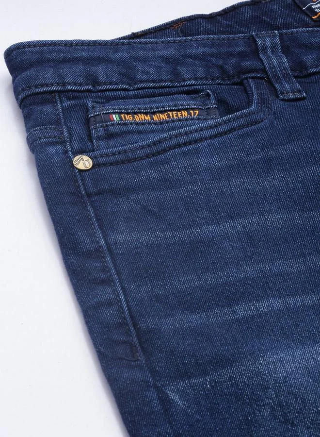 The Indian Garage Co  Men Bootcut Fit Solid Jeans for Men | Best Price UAE