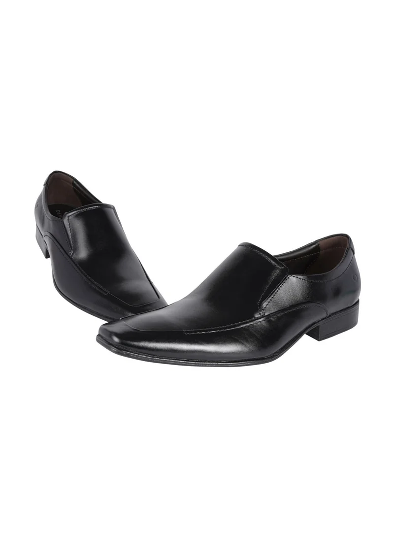 DEMOCRATA 032-102 Democrata Mens Metropolitan Aspen Black Leather Slip On Shoe 450053-001