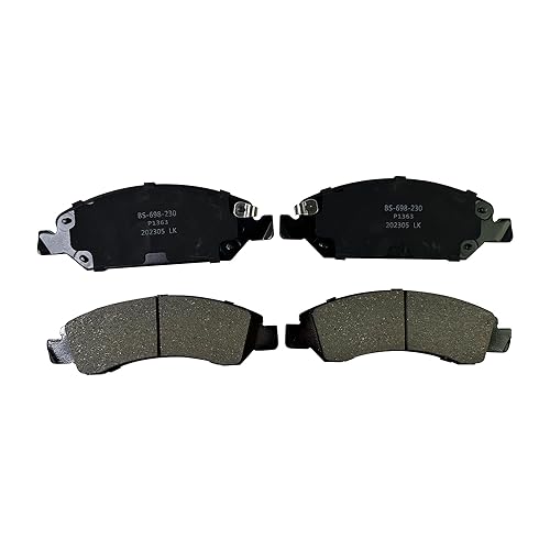 IBESTWOLF Front Ceramic Brake Pads and Rear Brake Shoes for 2008-2013 Chevy Silverado 1500 for 2008-2013 GMC Sierra 1500 - Image 2