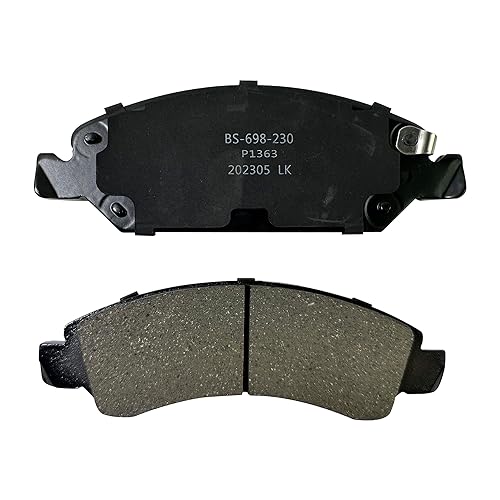 IBESTWOLF Front Ceramic Brake Pads and Rear Brake Shoes for 2008-2013 Chevy Silverado 1500 for 2008-2013 GMC Sierra 1500 - Image 4