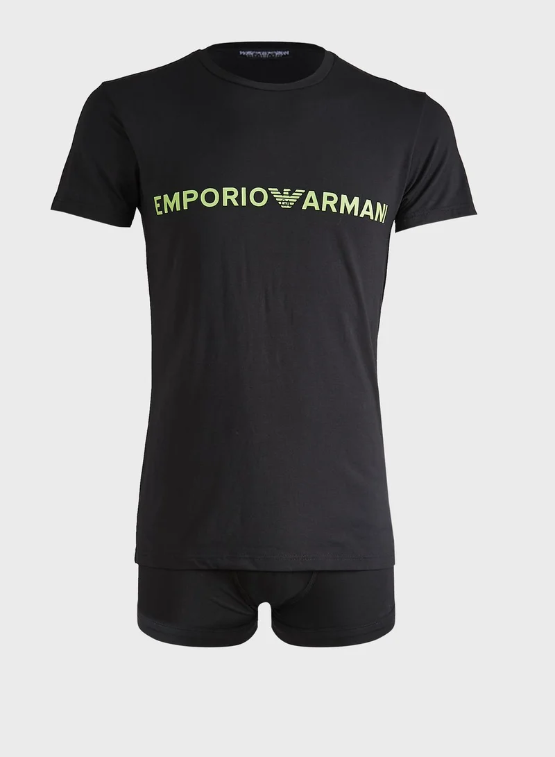 EMPORIO ARMANI Set Of T-Shirt And Trunk