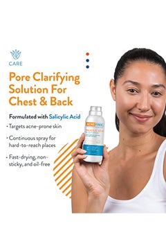 AcneFree AcneFree Salicylic Acid Body Spray, Pore Clarifying Solution for chest and back, 5 Ounce  - Image 5