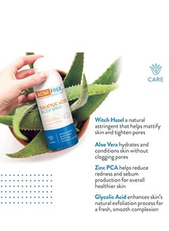 AcneFree AcneFree Salicylic Acid Body Spray, Pore Clarifying Solution for chest and back, 5 Ounce  - Image 4