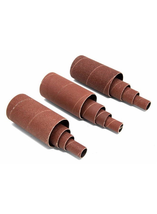 Wen 5932SPC Replacement Spindle Sanding Sleeves, Assorted Sandpaper Grits, 12 Pack - Image 1