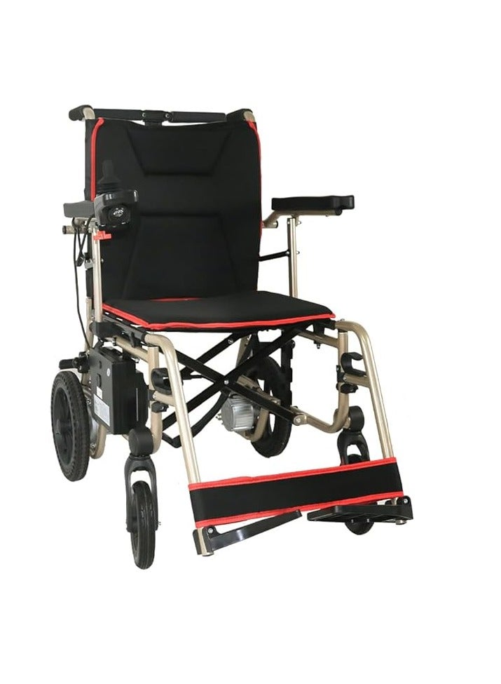 Cool Baby Golden Electric Chair for the Elderly Scooter for the Elderly Foldable and Portable Electric Four-wheel Scooter - Image 1