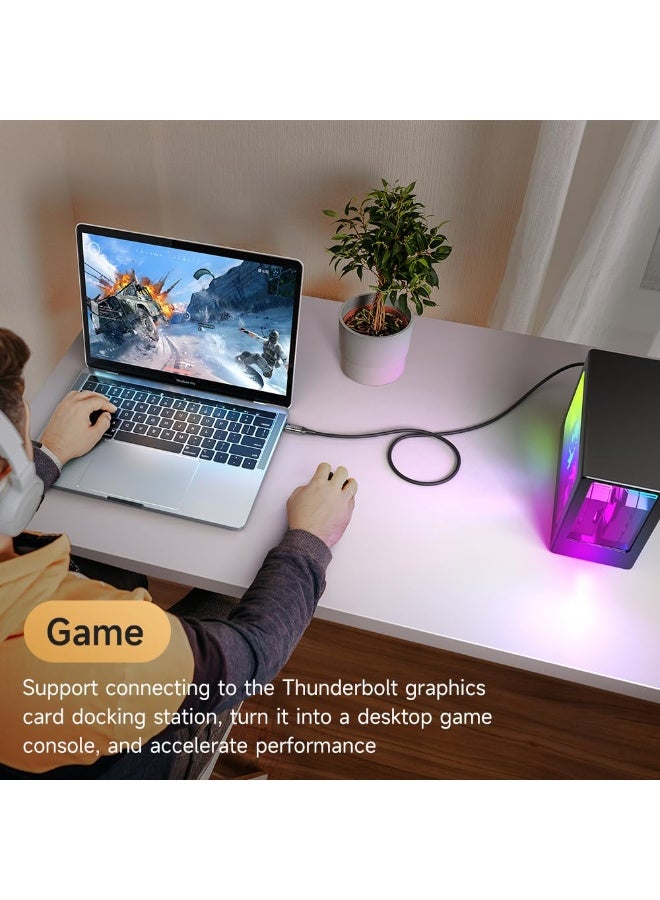 مكدودو كابل  CA-2990 بطول 4 أقدام، كابل شحن سريع USB-C إلى USB-C، 240 واط، 40 جيجابت في الثانية - Image 3