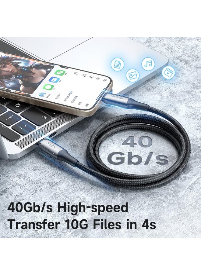 مكدودو كابل  CA-2990 بطول 4 أقدام، كابل شحن سريع USB-C إلى USB-C، 240 واط، 40 جيجابت في الثانية - Image 4