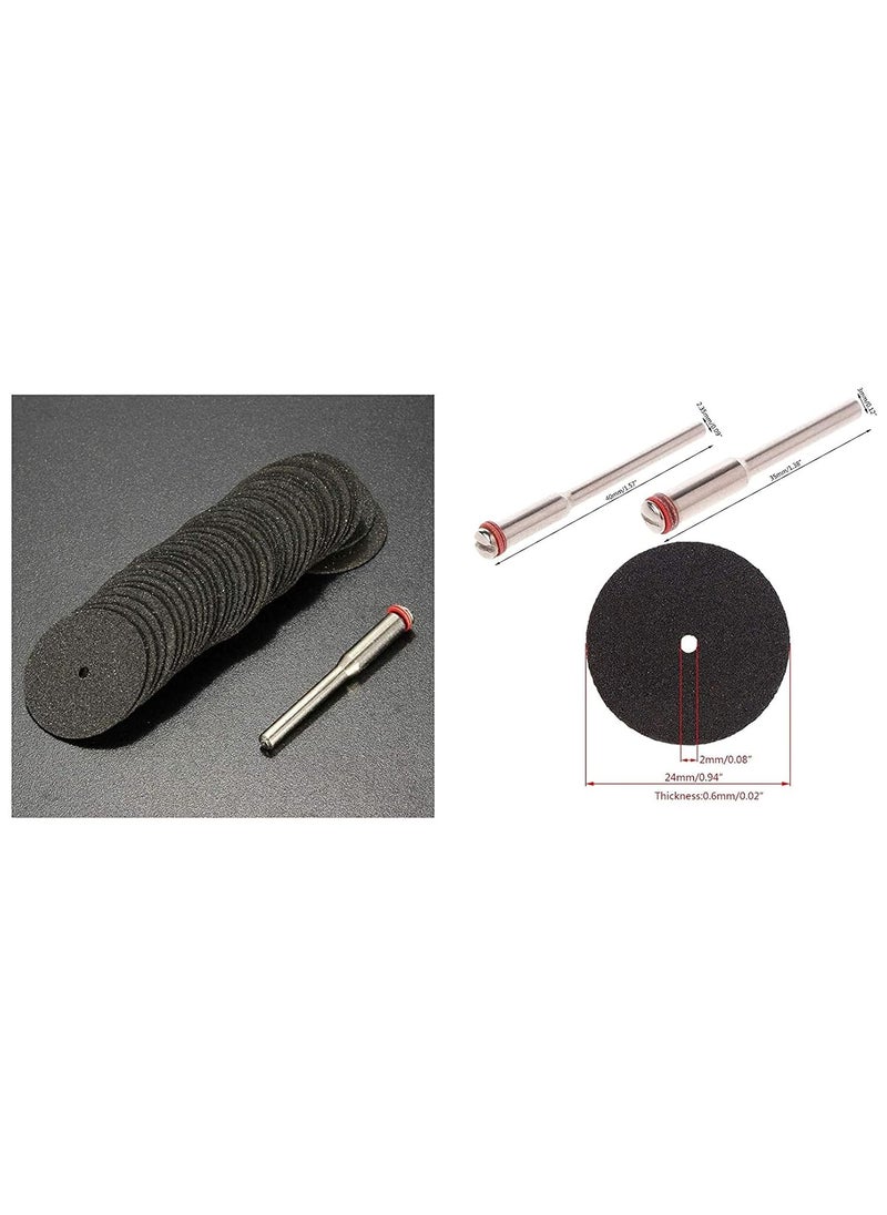 DIY Crafts DIY Crafts CTDIYHI33310 24mm Abrasive Disc Cutting Discs Reinforced Cut Off Grinding Wheels Rotary Blade Cuttter Tools Black  - Image 2