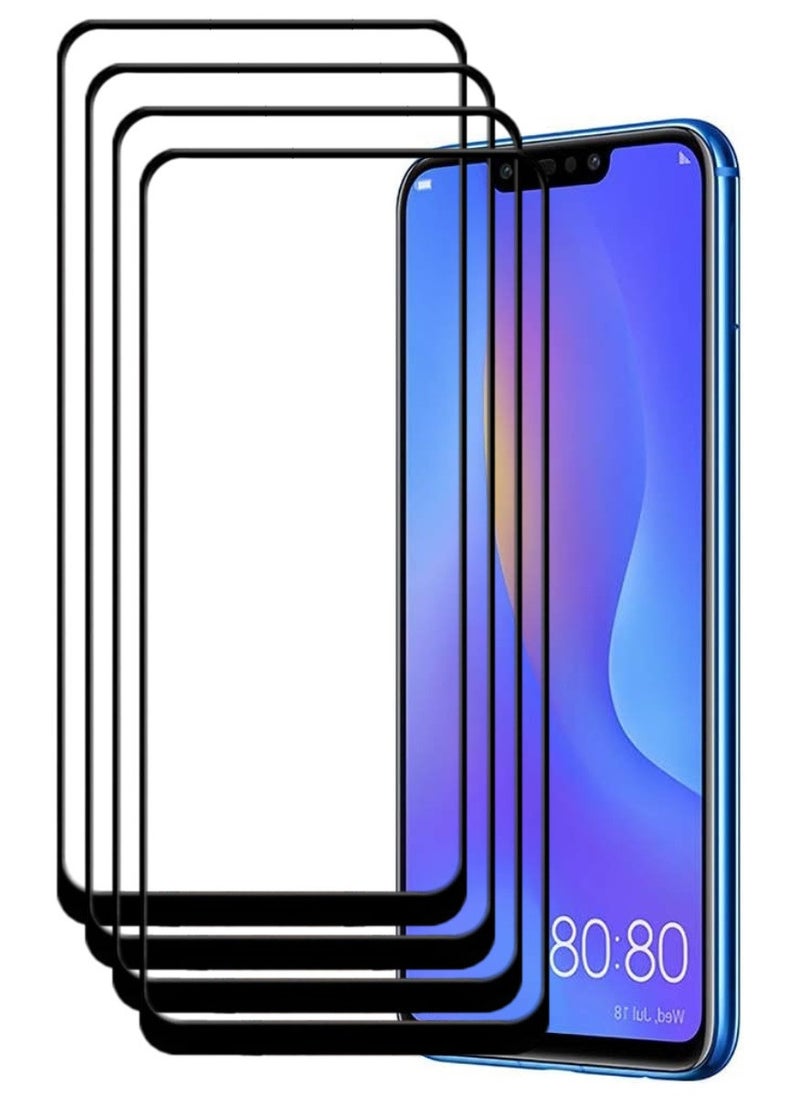 ACLIX 4 Pieces Antistatic ESD Dustproof Premium Quality High Definition Tempered Glass Screen Protector Designed For Huawei nova 3i - Image 1