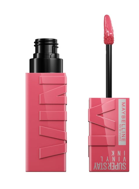 SuperStay Vinyl Ink Longwear Transfer Proof Gloss Lipstick, 145 Rogue, Pink Mix