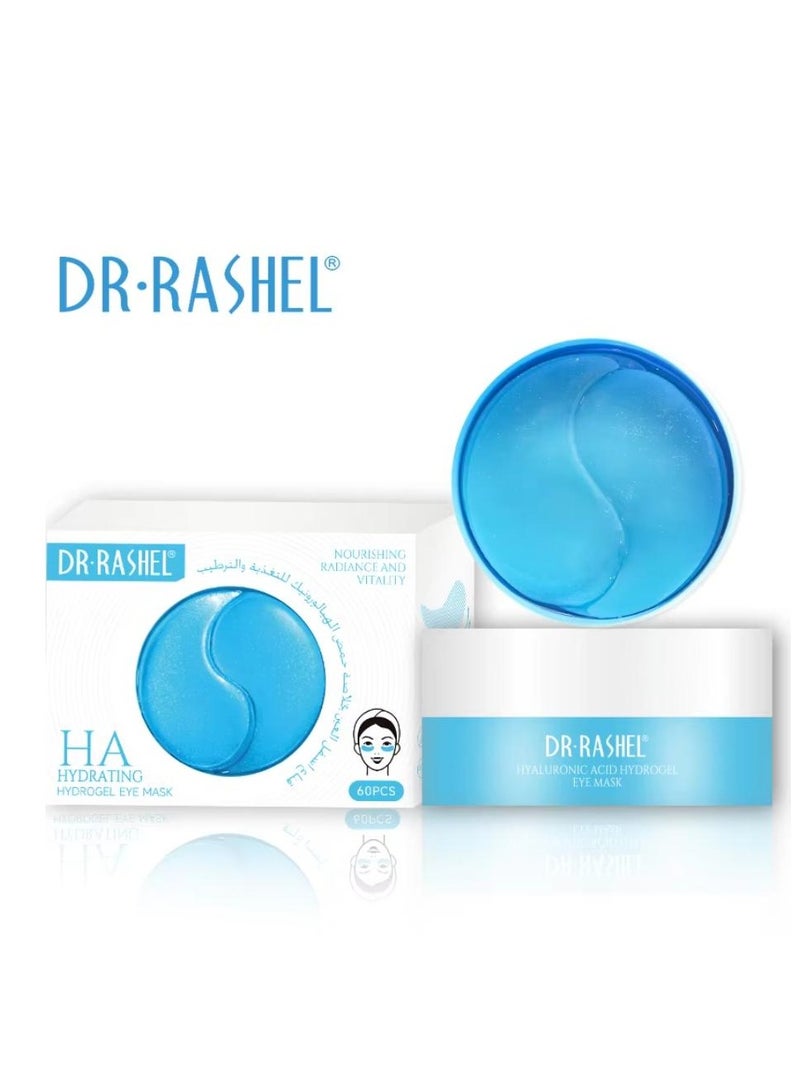 RASHELL HA Hydrating eye care Brightening Hydrogel Eye Mask 60 pcs for Puffy Eyes and Dark Circles