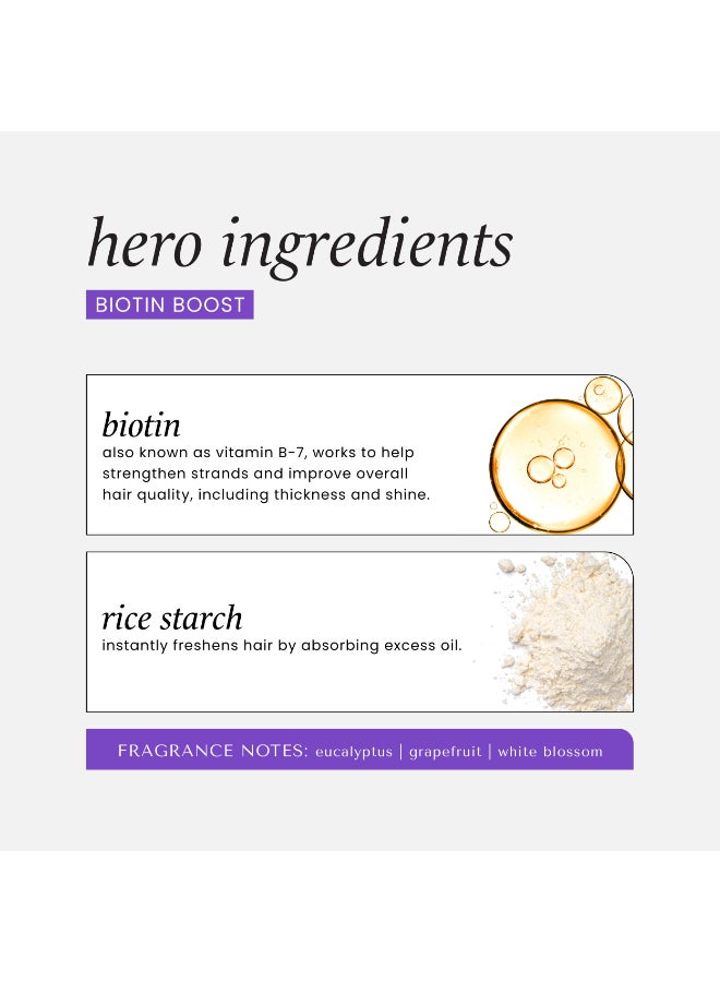 HASK Biotin Thickening Dry Shampoo 122g - Image 4
