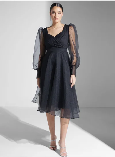 Ella Limited Edition Organza Sleeve Dress