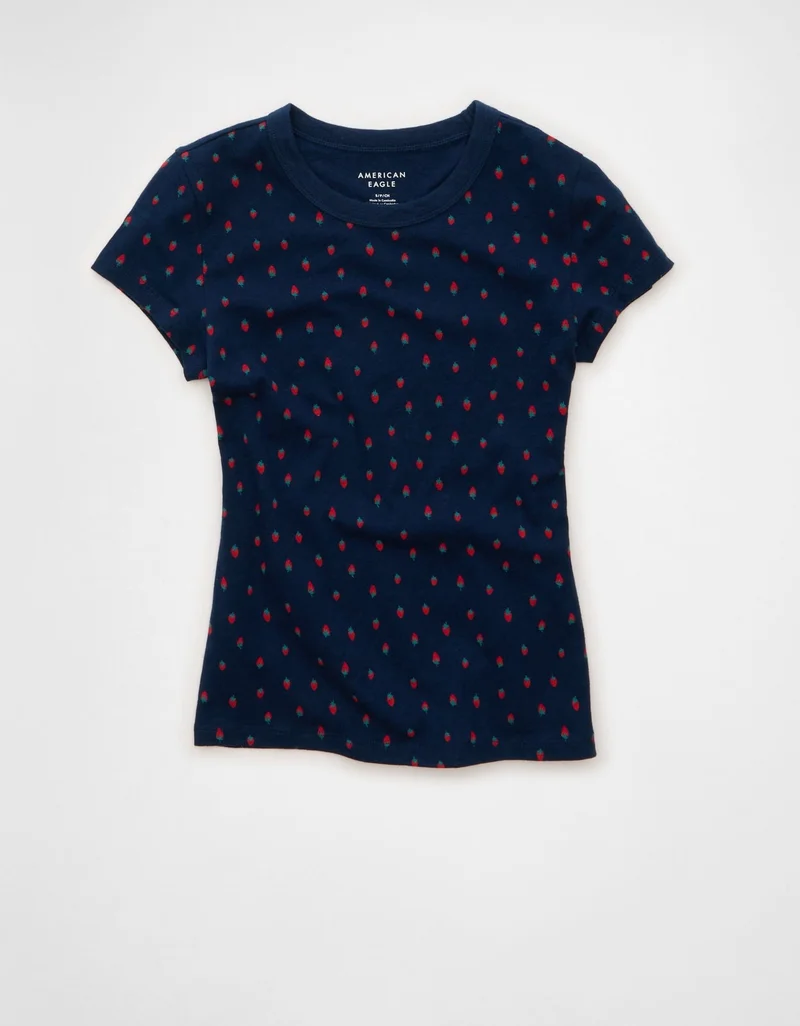 American Eagle  AE Hey Baby Cotton Slub Tee for Women | Best Price UAE