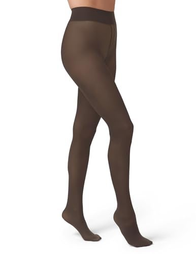 HUE Women’s Opaque Sheer to Waist Tights, Espresso, 2 - Image 3