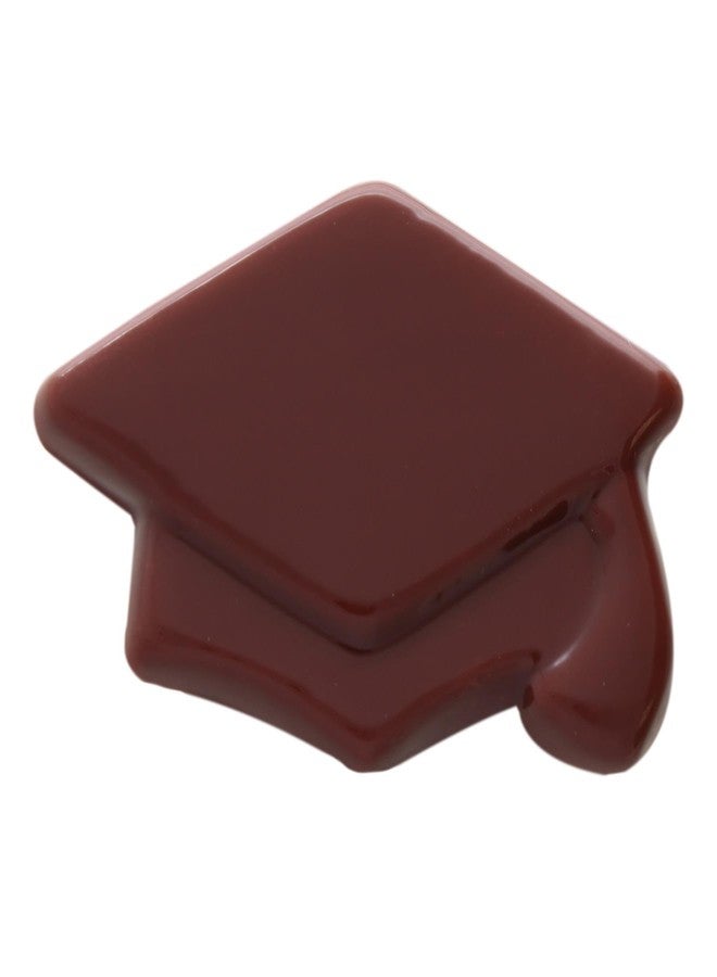 CybrTrayd Chocolate Candy Mold - Bite Size Graduation Caps - 8 Cavities 1-7/8” x 1-3/8” x 1/8” - For Candy, Cookies, Chocolate, Soap & Plaster - Includes Instructions - Image 4