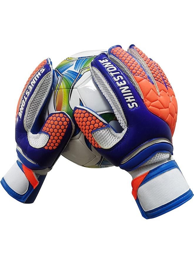 Taiahiro Football Goalkeeper Gloves Kids Men, Boys Youth Adult Soccer Goalie Gloves with Fingersave Super Grip Latex for Football Training Match Summer  - Image 1