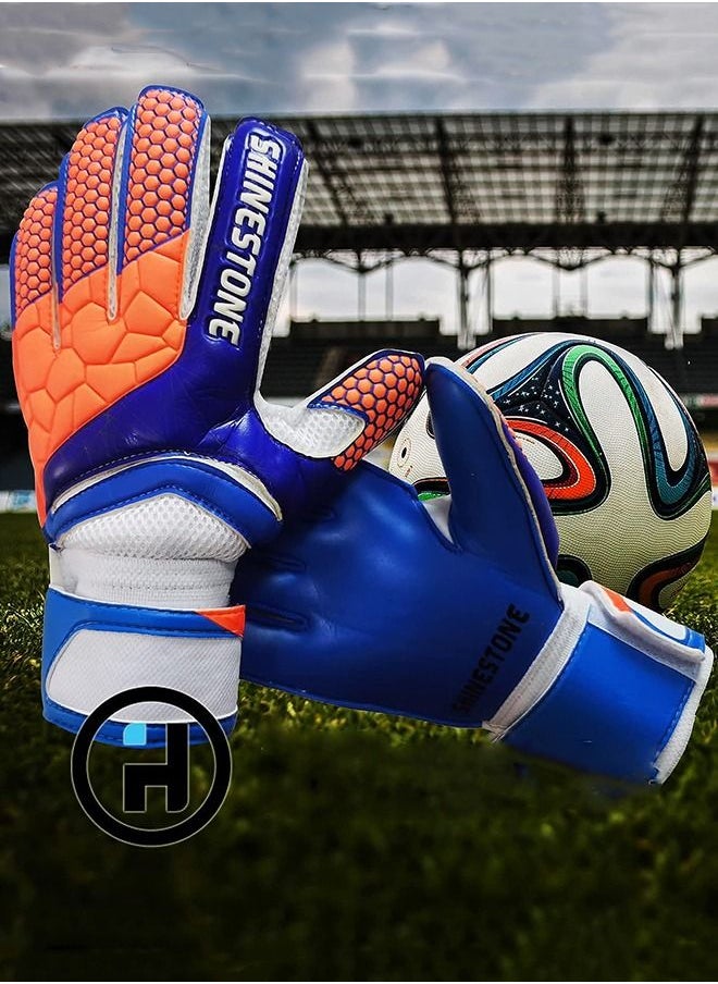 Taiahiro Football Goalkeeper Gloves Kids Men, Boys Youth Adult Soccer Goalie Gloves with Fingersave Super Grip Latex for Football Training Match Summer  - Image 5
