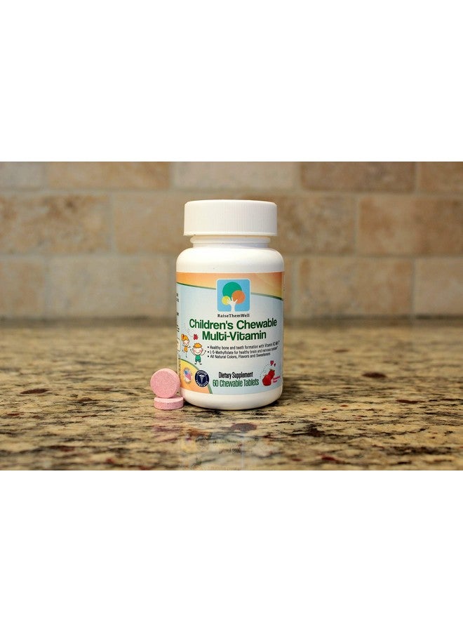 Raise Them Well Great Tasting Chewable Kids Vitamins | Multivitamin for Kids with All-Natural Colors, Flavors, and Sweeteners | Includes Free Kids Vitamin PDF | Strawberry - Image 2
