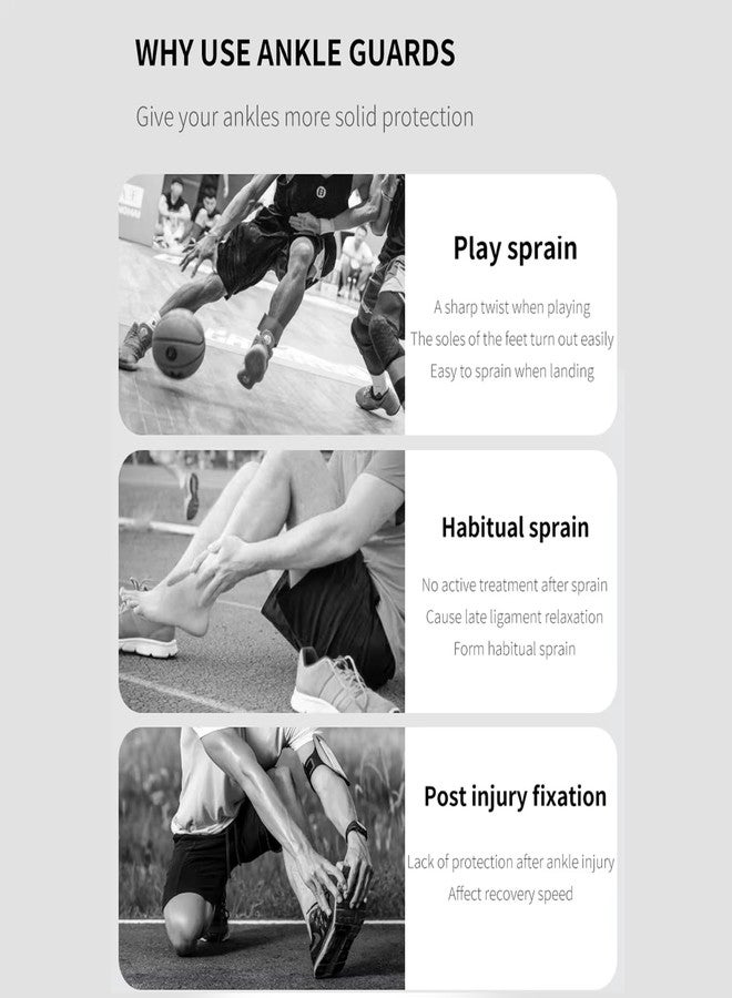 Dr Helix Black Ankle Binder | Compression Support for Ankle Injuries & Sprains, Breathable & Adjustable | Ideal for Sports, Recovery, & Daily Comfort - (Size - S) - Image 3