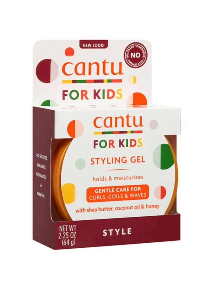 Cantu Kids for Kids Styling Gel 64 g – Gentle Hair Gel for Children - Image 2