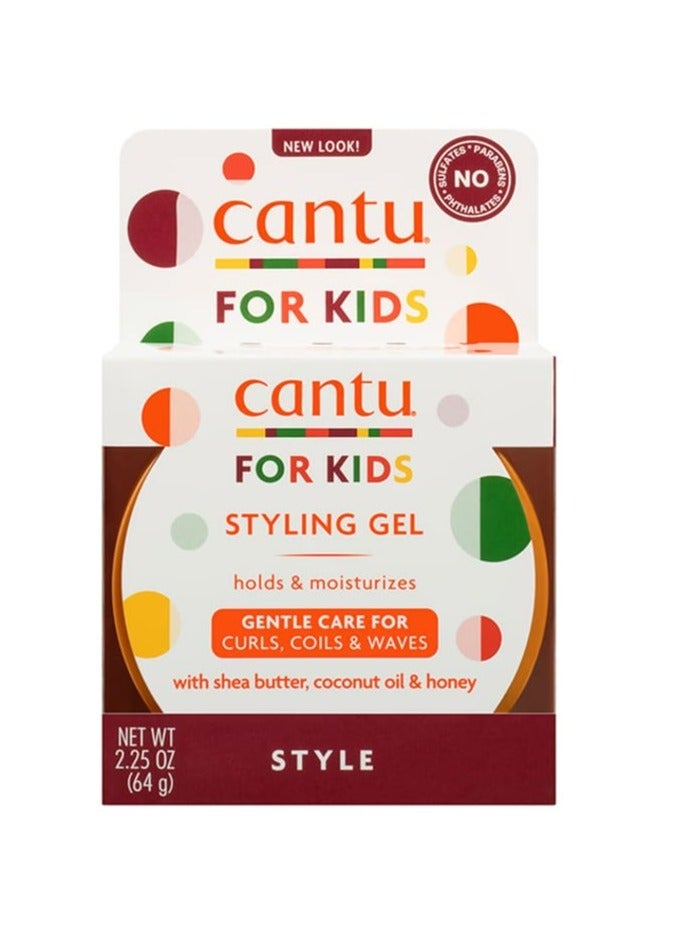 Kids Hair Styling Gel 64g - Gentle Hair Gel for Children