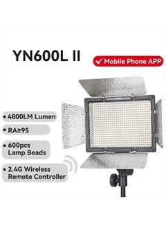 YONGNUO Yongnuo YN600L II LED Panel Video Light, with Adjustable Color Temperature 3200K-5600K, Compatible with DSLR Cameras and Camcorders  - Image 2