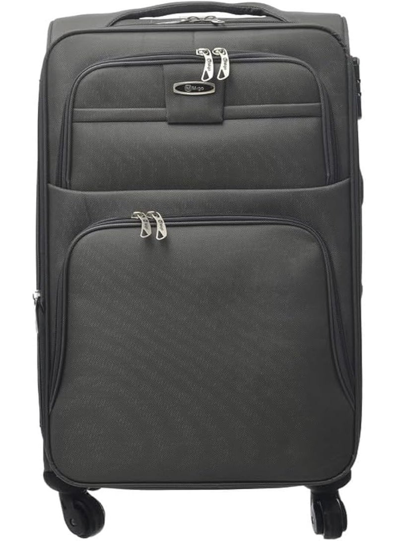 Carry-On Travel Suitcase 20 Inch with Wheels, Lightweight Polyester Luggage for Cabin Travel, Durable & Easy Mobility - Image 1