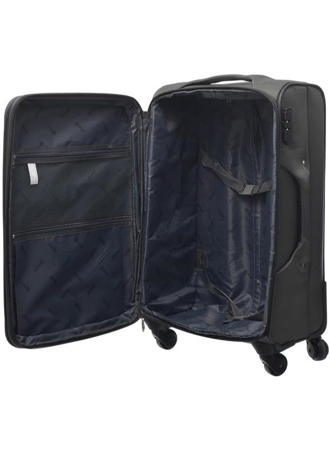 Carry-On Travel Suitcase 20 Inch with Wheels, Lightweight Polyester Luggage for Cabin Travel, Durable & Easy Mobility - Image 4