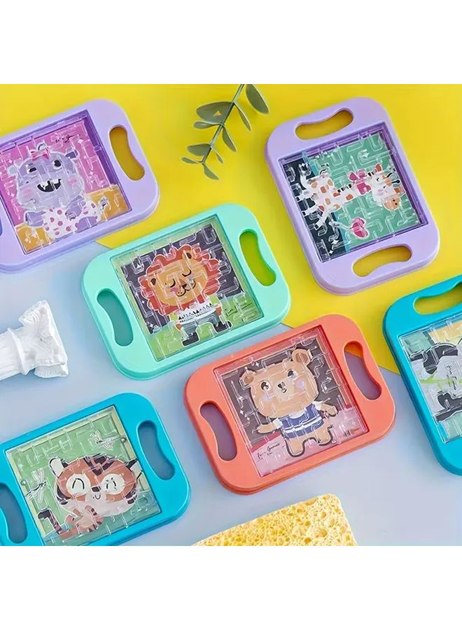 16 Pcs Cartoon Maze Toy Educational Handheld Rolling Ball Puzzle Game Party Gift - Image 4