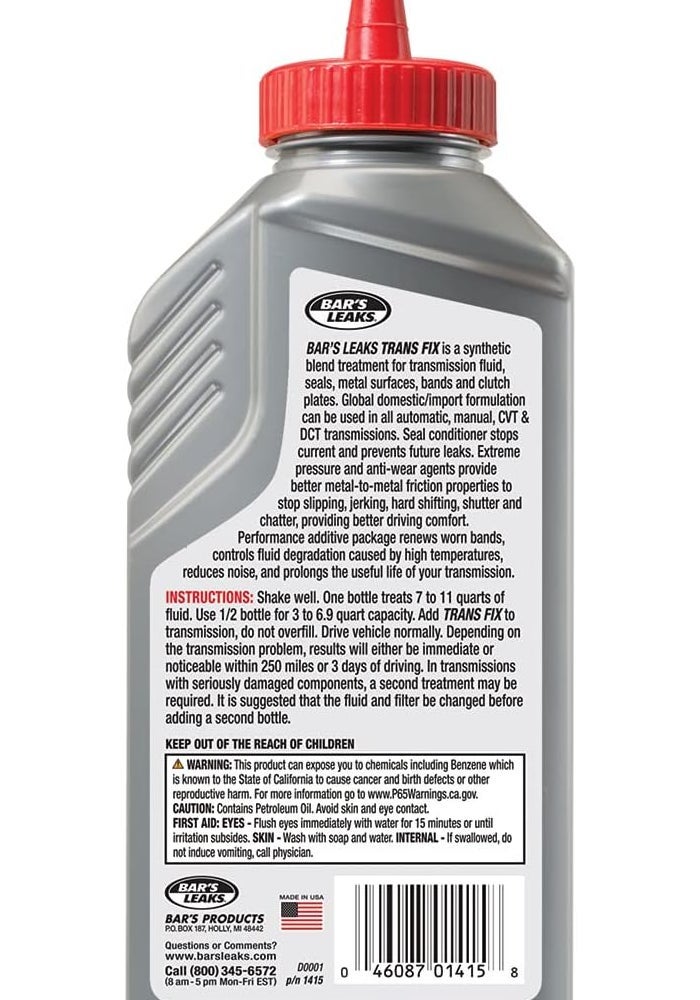 Bar's Leaks 1415 Transmission Fix, 1 Pack - Image 2