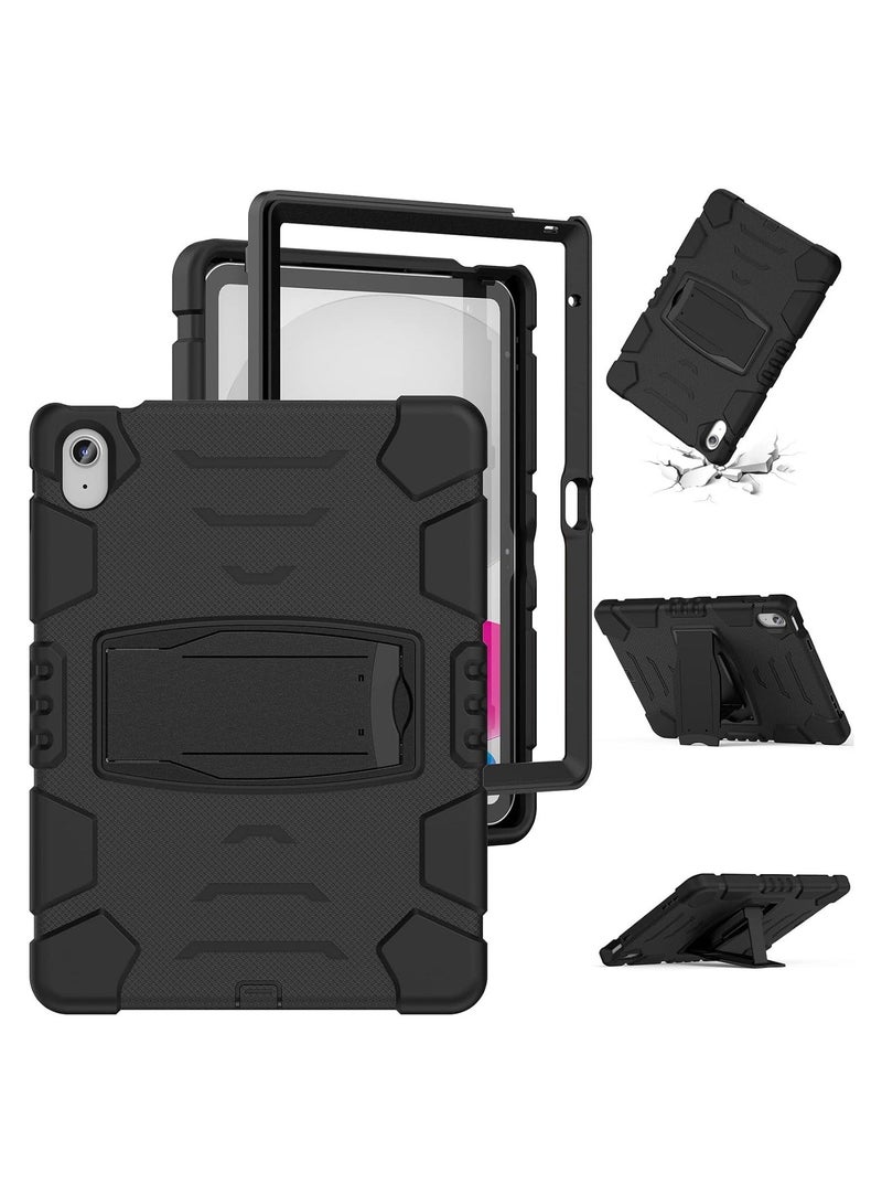 Arabest Kids Case for iPad 10th Generation 10.9 inch 2022, Built-in Screen Protector, 3 in 1 Heavy Duty Rugged Shockproof Kickstand Hybrid Three Layer Protective iPad 10th Case - Image 1