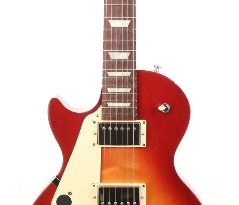 Gibson USA LPTR00LWSNH1 Les Paul Tribute Left Handed Electric Guitar - Satin Cherry Sunburst - Image 3