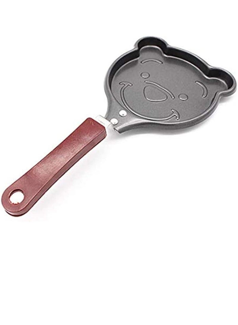 QUTOOB Cartoon Shaped Frying Pan For Making Egg Omelette, Egg Fry, Crepes, Pancake, Blinis & Blintzes, 4 Different Shapes, More Creativity and More Fun, Pancake Frying Pan Ideal For Kids Breakfasts, Snacks  - Image 3