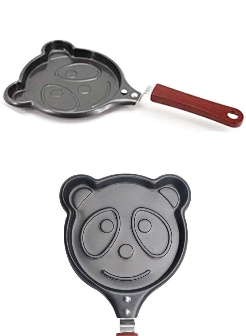 QUTOOB Cartoon Shaped Frying Pan For Making Egg Omelette, Egg Fry, Crepes, Pancake, Blinis & Blintzes, 4 Different Shapes, More Creativity and More Fun, Pancake Frying Pan Ideal For Kids Breakfasts, Snacks  - Image 4