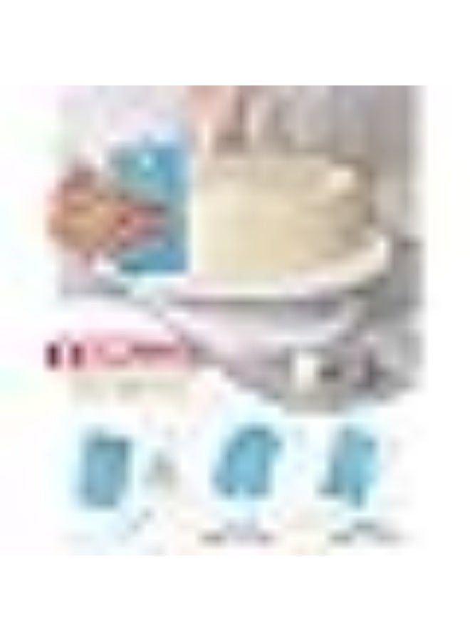 Green Tiger Cake Decorating Supplies Tips Kits Stainless Steel Baking Supplies Icing Tips with Pastry Bags, 3 Icing Smoothers, 1 Flower Nails and 2 Reusable Coupler (32 Pieces) - Image 3