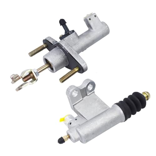 Clutch Master + Slave Cylinder Set Compatible with Honda Civic 1.7L D17 DX LX EX 2001-2005 - Image 1