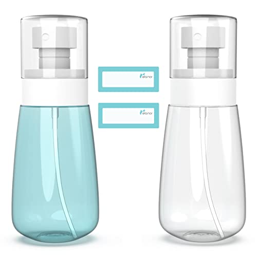 RELANOR Pack 2 Small Spray Bottle Travel Size 3.39oz/100ml - Fine Mist Mini Empty Spray Bottles - Leak Proof - for Toners, Face & Hair Mist - Image 1